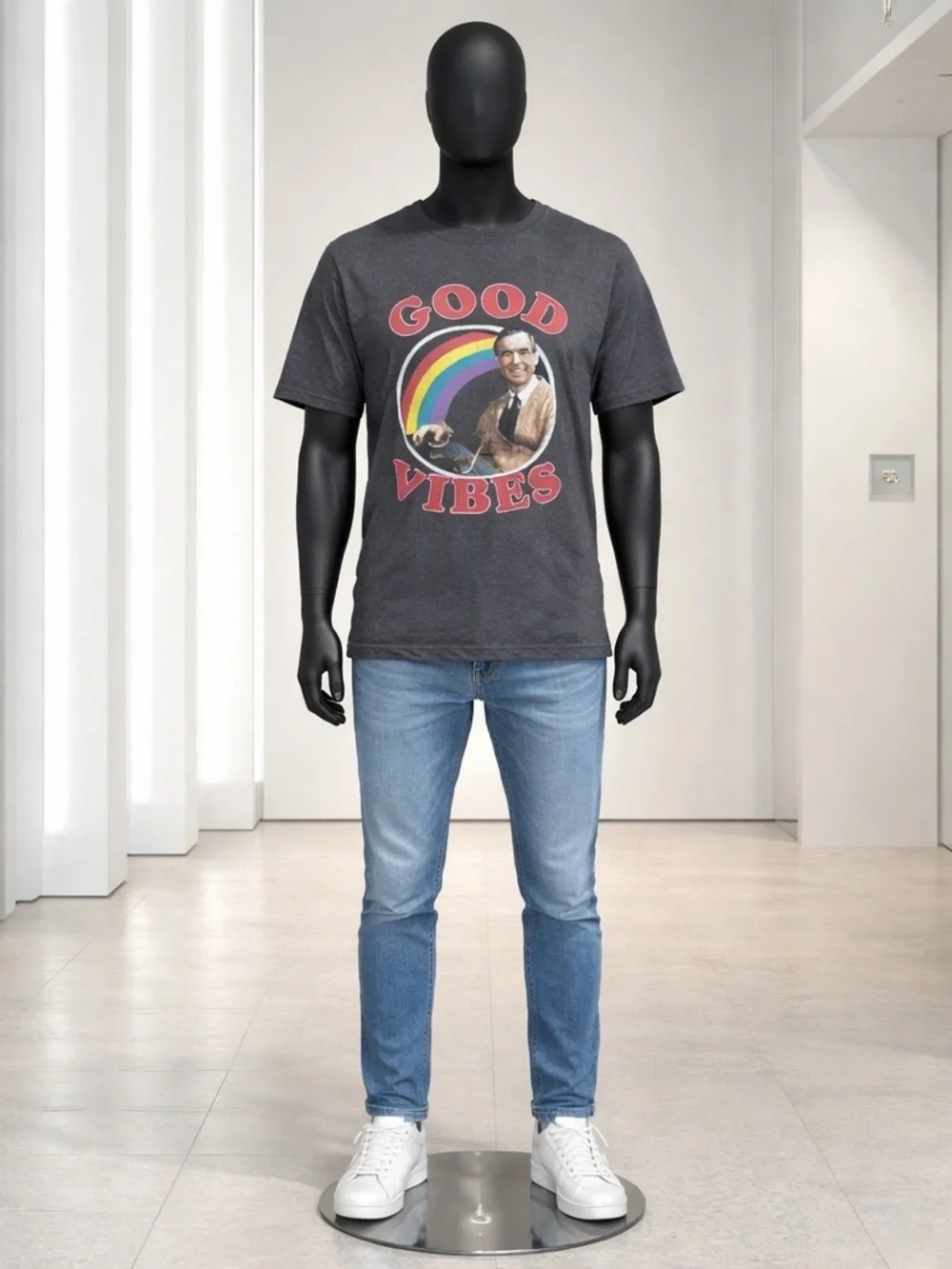 Delta Unisex Vintage SizeXL “Mister Rogers Neighborhood” Good Vibes Shirt TV - Picture 1 of 8